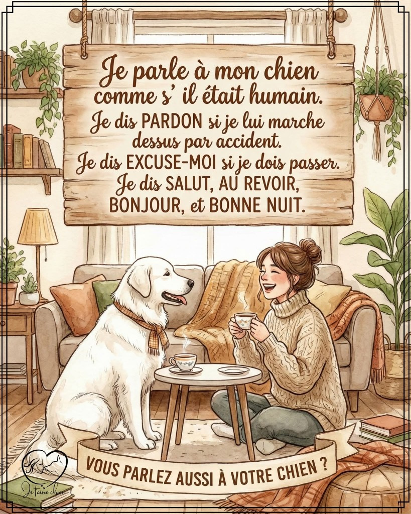 Et vous, parlez vous à vos chiens ?